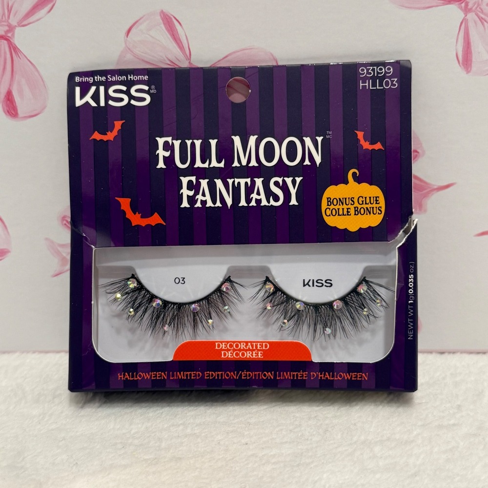 KISS Full Moon Fantasy False Lashes Halloween Limited Edition Decoratedβ